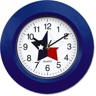 Item #814 – It’s Texas time with this unique Texas Star Clock! Case Qty: 6